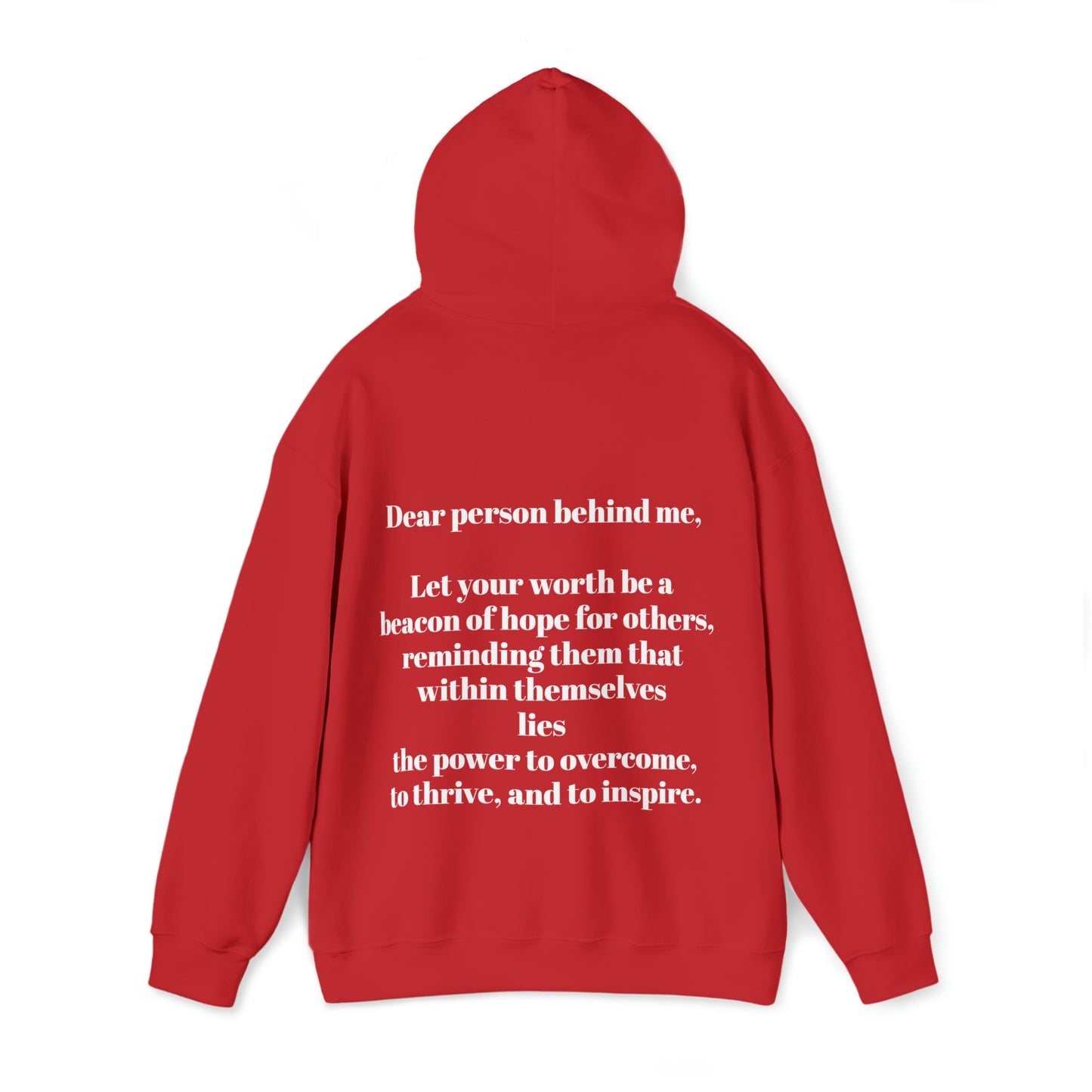 (5) Dear Person Behind Me Unisex Heavy Blend™ Hooded Sweatshirt