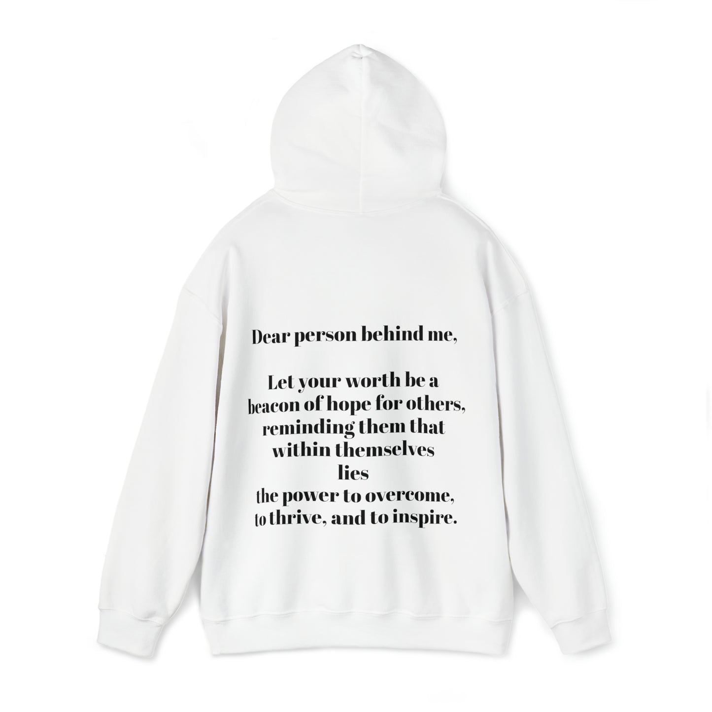 (5) Dear Person Behind Me Unisex Heavy Blend™ Hooded Sweatshirt